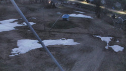 Spodní část sjezdovky skiareálu Karolinka