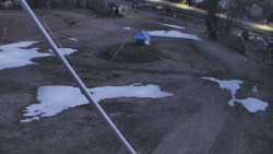 Spodní část sjezdovky skiareálu Karolinka