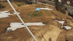 Spodní část sjezdovky skiareálu Karolinka