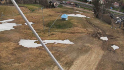 Spodní část sjezdovky skiareálu Karolinka