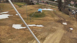 Spodní část sjezdovky skiareálu Karolinka