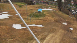 Spodní část sjezdovky skiareálu Karolinka