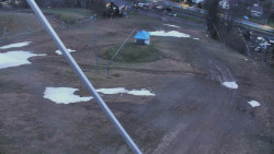 Spodní část sjezdovky skiareálu Karolinka