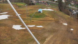 Spodní část sjezdovky skiareálu Karolinka