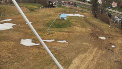 Spodní část sjezdovky skiareálu Karolinka