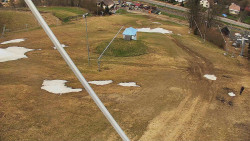 Spodní část sjezdovky skiareálu Karolinka