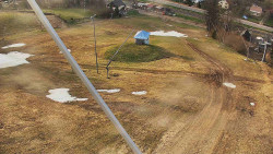 Spodní část sjezdovky skiareálu Karolinka