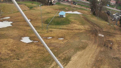 Spodní část sjezdovky skiareálu Karolinka