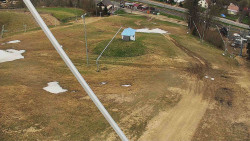 Spodní část sjezdovky skiareálu Karolinka