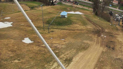 Spodní část sjezdovky skiareálu Karolinka