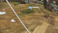 Spodní část sjezdovky skiareálu Karolinka