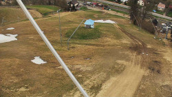 Spodní část sjezdovky skiareálu Karolinka