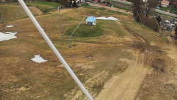 Spodní část sjezdovky skiareálu Karolinka