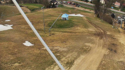 Spodní část sjezdovky skiareálu Karolinka