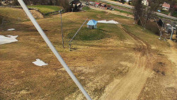 Spodní část sjezdovky skiareálu Karolinka