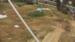 Spodní část sjezdovky skiareálu Karolinka