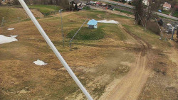 Spodní část sjezdovky skiareálu Karolinka