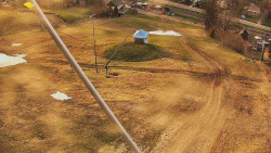 Spodní část sjezdovky skiareálu Karolinka