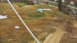 Spodní část sjezdovky skiareálu Karolinka