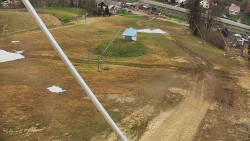 Spodní část sjezdovky skiareálu Karolinka