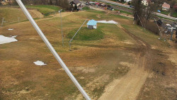 Spodní část sjezdovky skiareálu Karolinka