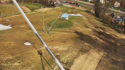 Spodní část sjezdovky skiareálu Karolinka