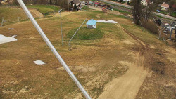 Spodní část sjezdovky skiareálu Karolinka