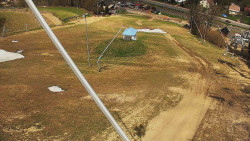 Spodní část sjezdovky skiareálu Karolinka