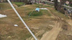 Spodní část sjezdovky skiareálu Karolinka