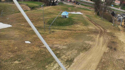 Spodní část sjezdovky skiareálu Karolinka