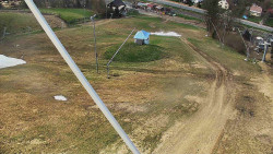 Spodní část sjezdovky skiareálu Karolinka