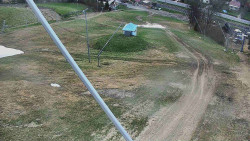 Spodní část sjezdovky skiareálu Karolinka