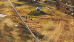 Spodní část sjezdovky skiareálu Karolinka