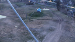 Spodní část sjezdovky skiareálu Karolinka