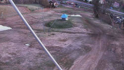 Spodní část sjezdovky skiareálu Karolinka