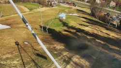 Spodní část sjezdovky skiareálu Karolinka