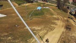 Spodní část sjezdovky skiareálu Karolinka