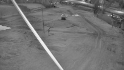 Spodní část sjezdovky skiareálu Karolinka