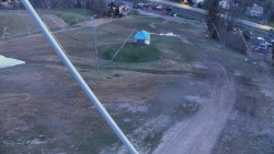 Spodní část sjezdovky skiareálu Karolinka