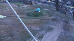 Spodní část sjezdovky skiareálu Karolinka