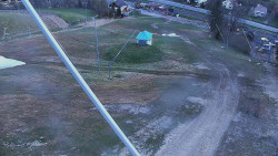 Spodní část sjezdovky skiareálu Karolinka