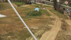 Spodní část sjezdovky skiareálu Karolinka