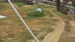 Spodní část sjezdovky skiareálu Karolinka