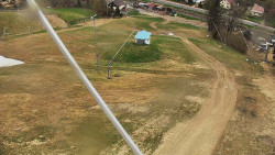 Spodní část sjezdovky skiareálu Karolinka