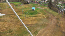 Spodní část sjezdovky skiareálu Karolinka