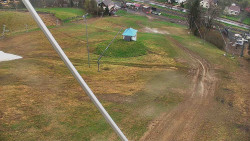 Spodní část sjezdovky skiareálu Karolinka