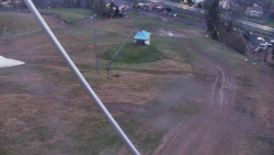 Spodní část sjezdovky skiareálu Karolinka