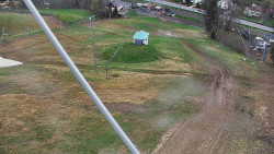 Spodní část sjezdovky skiareálu Karolinka