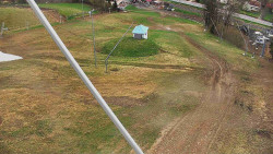 Spodní část sjezdovky skiareálu Karolinka