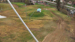 Spodní část sjezdovky skiareálu Karolinka